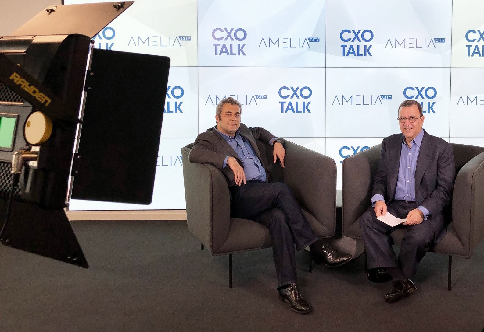 Michael Krigsman in the CXOTalk studio in New York