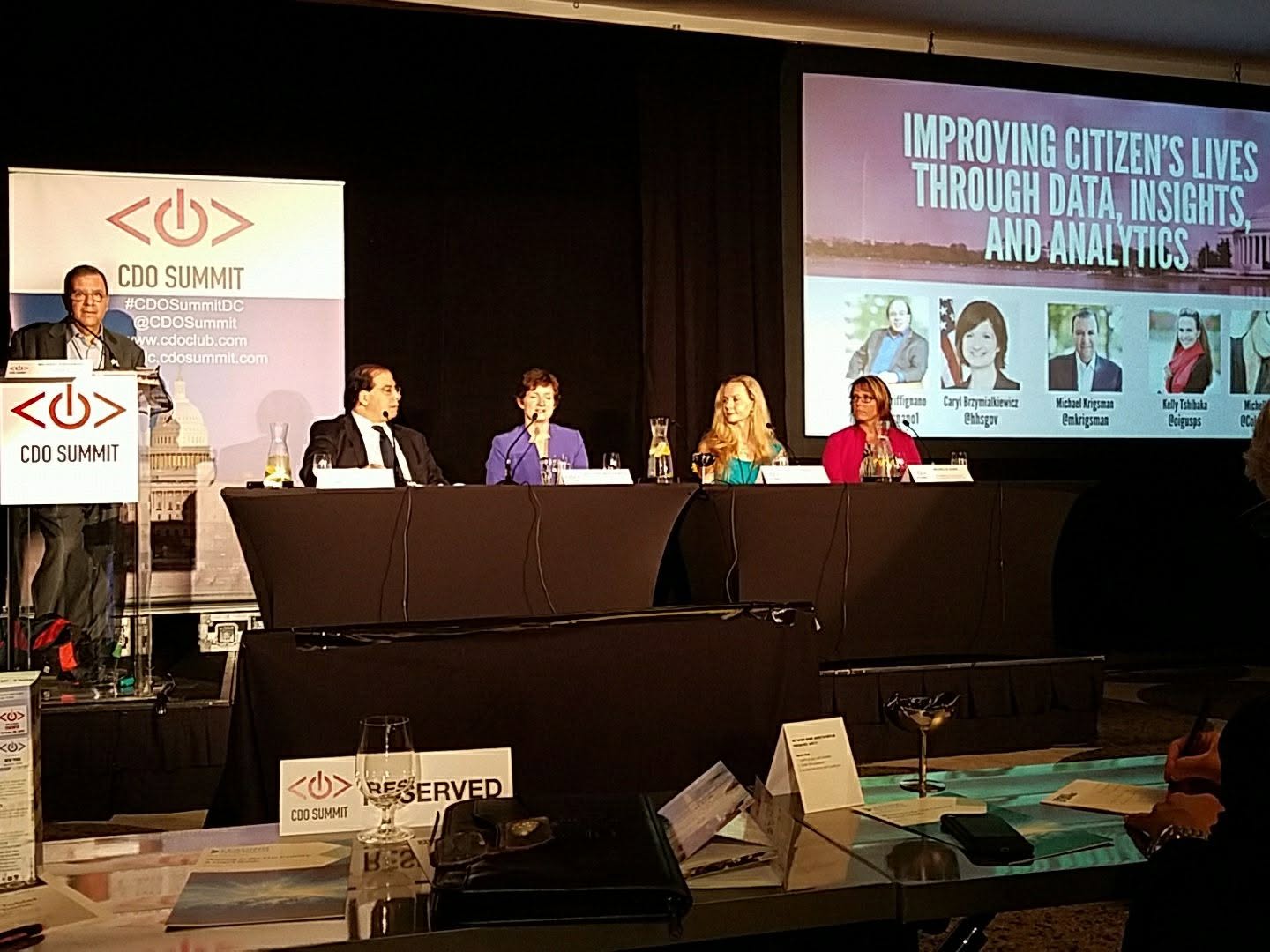 Michael Krigsman moderating a panel